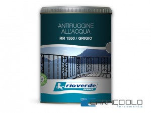 RR1550 ANTIRUGGINE ALL'ACQUA GRIGIO LT.0,750